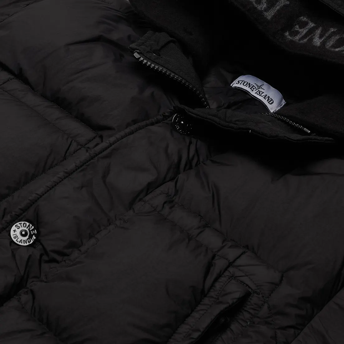 Stone Island Мужская куртка парка Garment Dyed Crinkle Reps Lightweight Nylon Down
