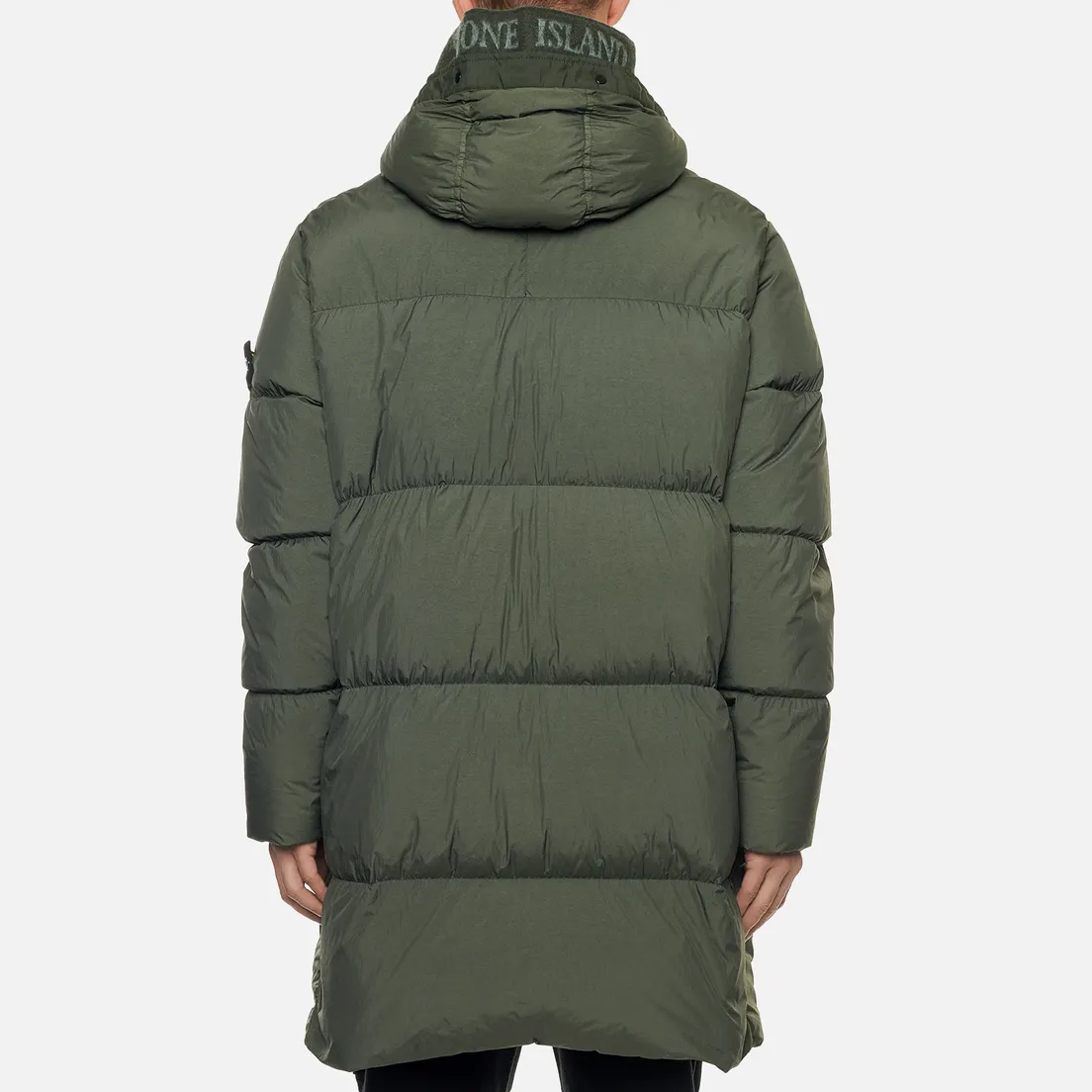 Stone Island Мужская куртка парка Garment Dyed Crinkle Reps Lightweight Nylon Down