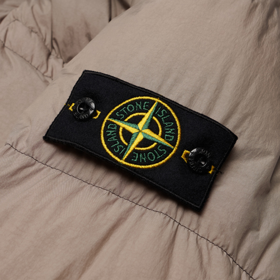 Мужская куртка парка Stone Island Garment Dyed Crinkle Reps Lightweight Nylon Down Fango
