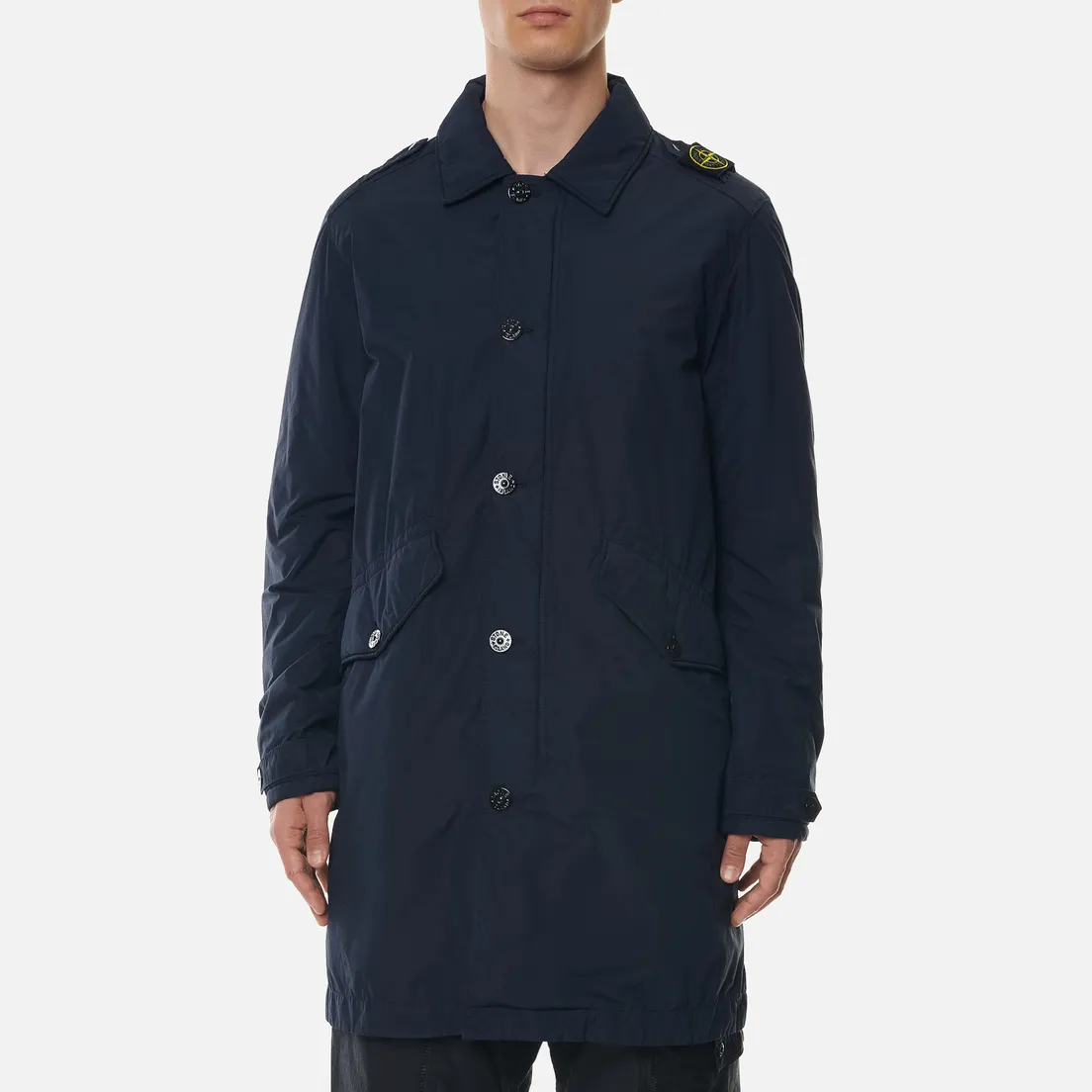 Stone Island Мужской тренчкот Naslan Light Watro Primaloft-TC