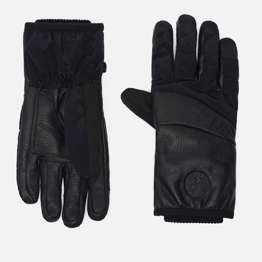 Stone Island Перчатки Leather/Nylon Metal