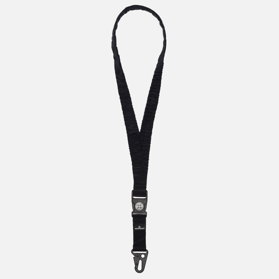 Брелок для ключей Stone Island Nylon Metal Black