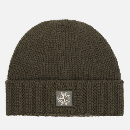 Шапка Stone Island Patch Program Moss