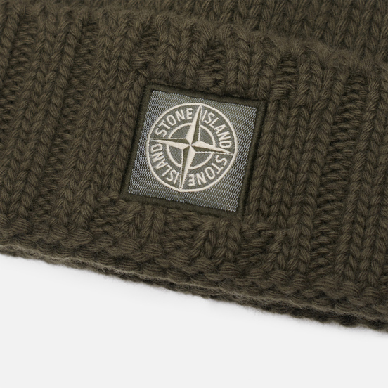 Шапка Stone Island Patch Program Moss