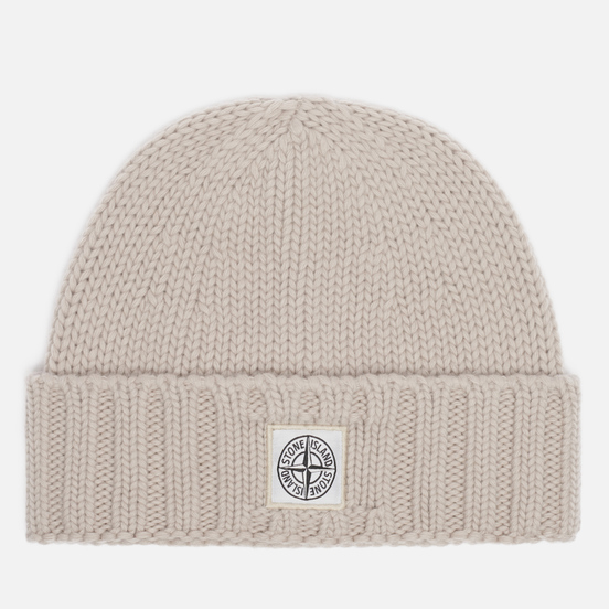 Шапка Stone Island Patch Program Tortora