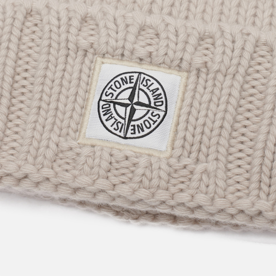 Шапка Stone Island Patch Program Tortora