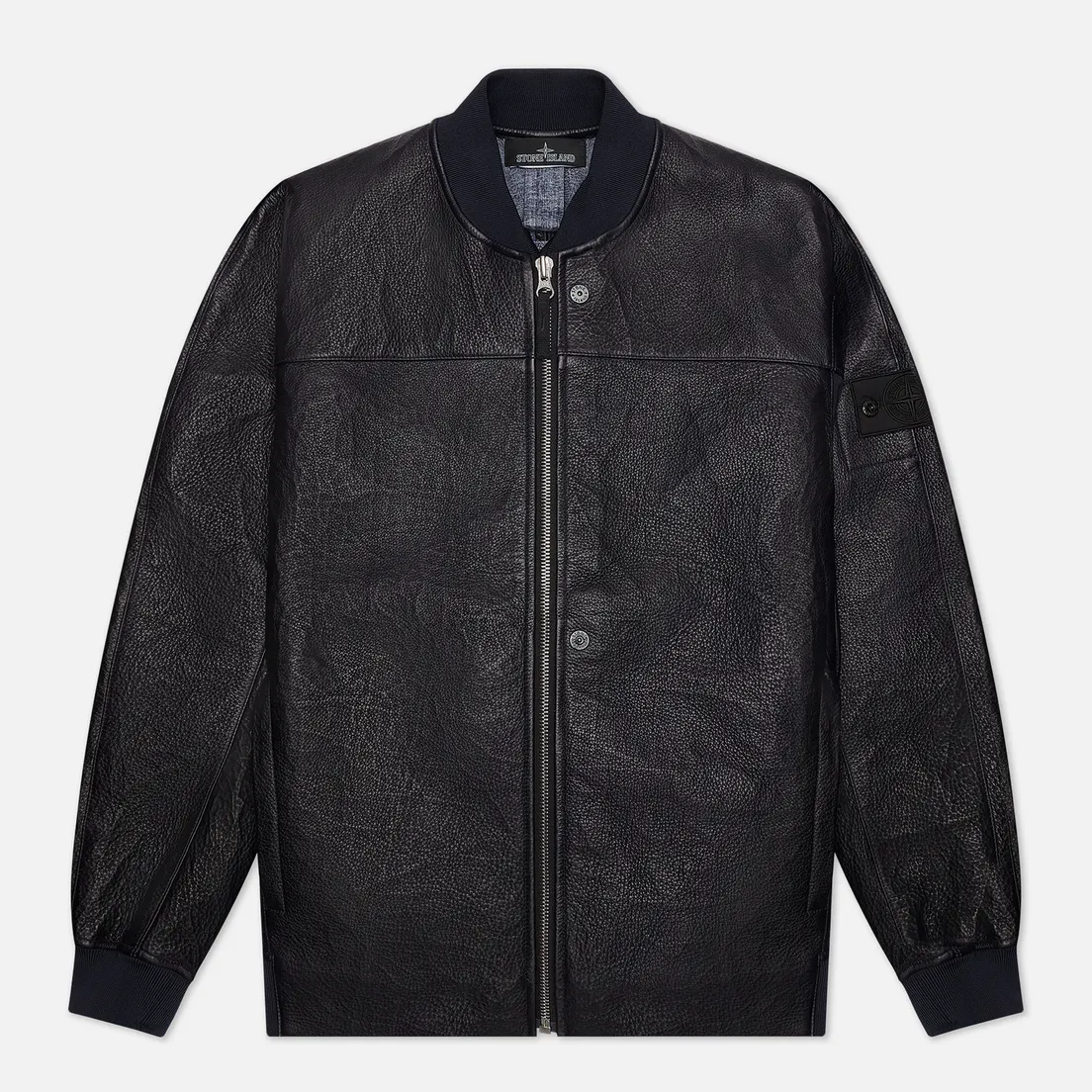 Stone Island Shadow Project Мужская куртка бомбер FSDX Dyneema Fused Leather
