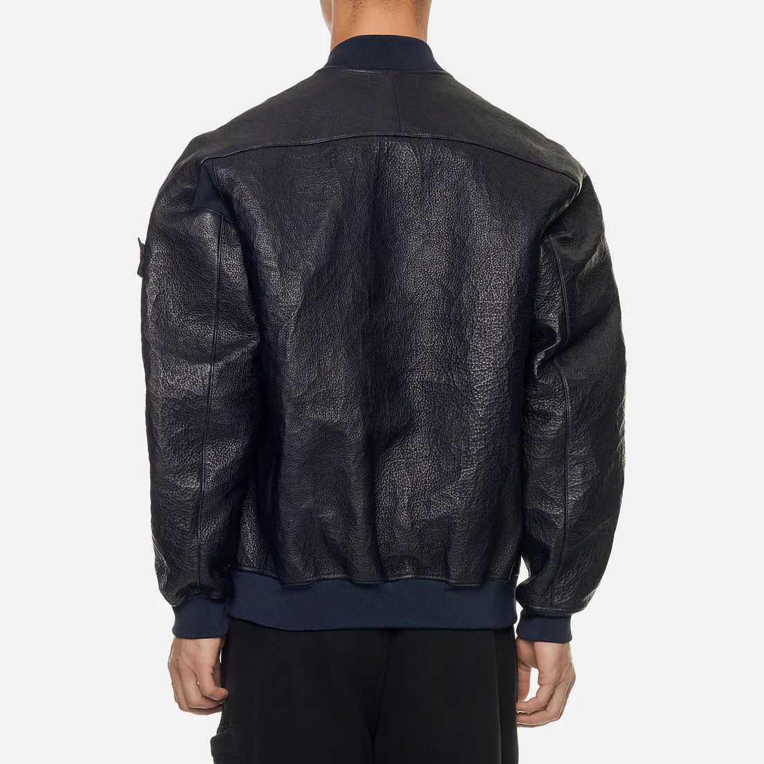 Stone Island Shadow Project Мужская куртка бомбер FSDX Dyneema Fused Leather