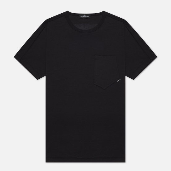 Мужская футболка Stone Island Shadow Project 7319 CXADO Print Back Black