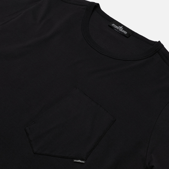 Мужская футболка Stone Island Shadow Project 7319 CXADO Print Back Black