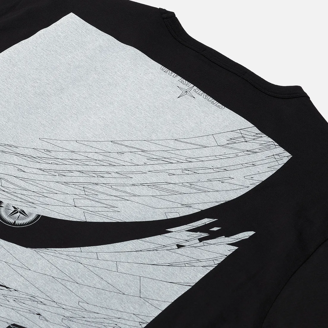 Stone Island Shadow Project Мужская футболка 7319 CXADO Print Back