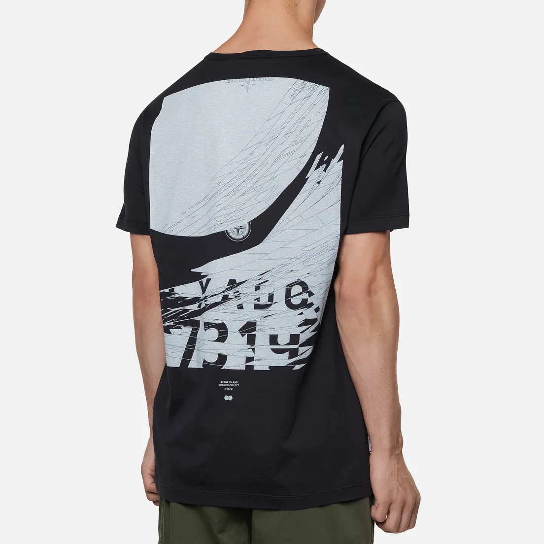 Stone Island Shadow Project Мужская футболка 7319 CXADO Print Back