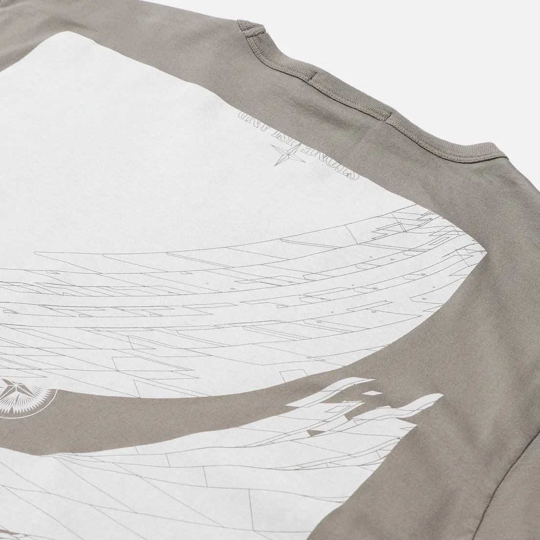 Stone Island Shadow Project Мужская футболка 7319 CXADO Print Back