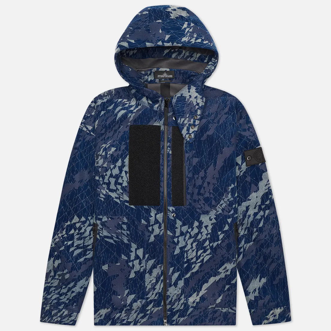 Stone Island Shadow Project Мужская куртка Corrosion Print Cord 3L