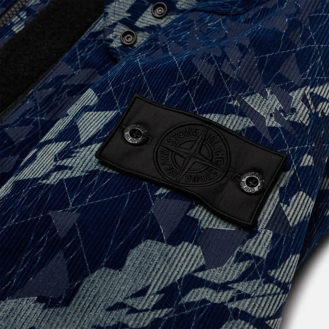 Stone Island Shadow Project Мужская куртка Corrosion Print Cord 3L