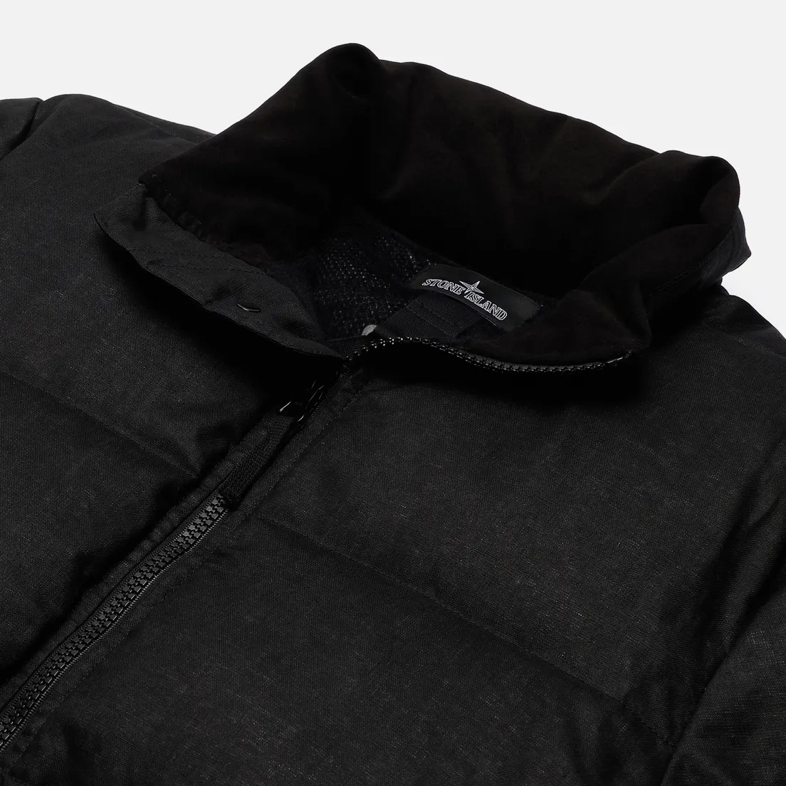 Stone Island Shadow Project Мужской пуховик Rubberized Linen Down
