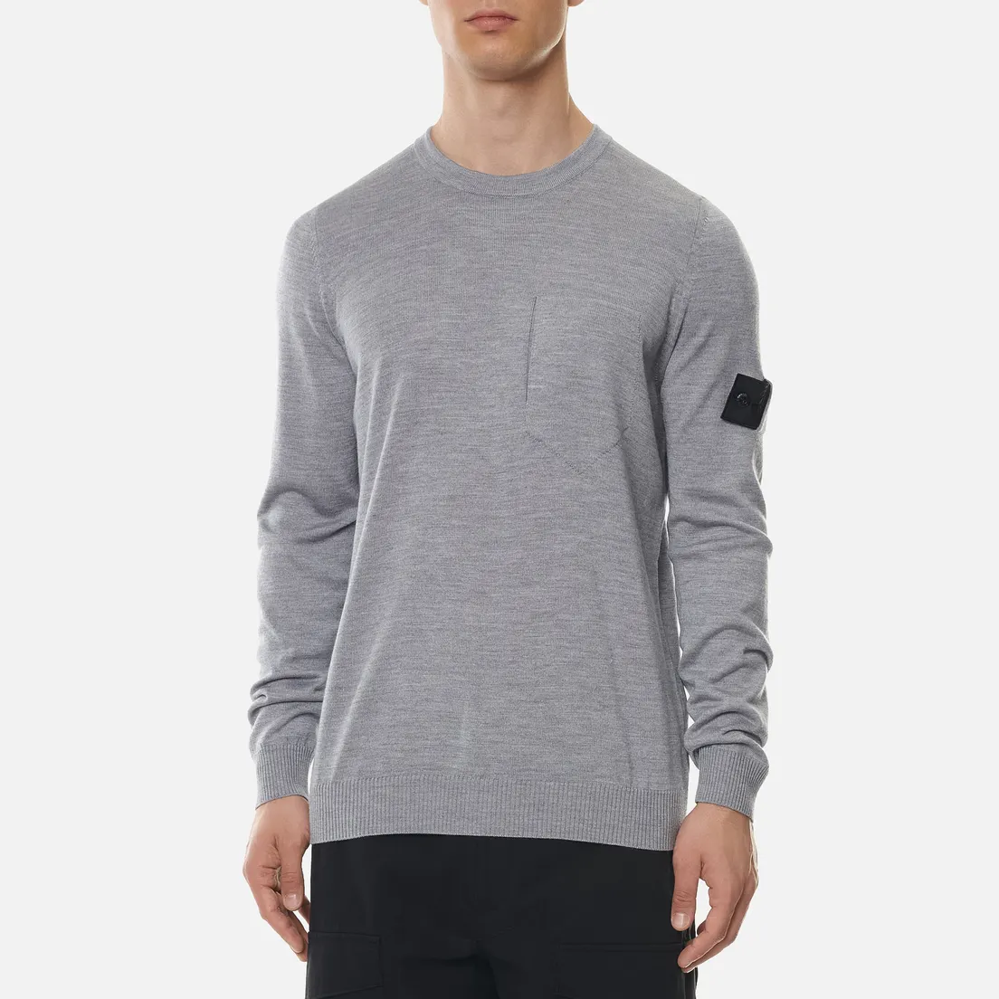 Stone Island Shadow Project Мужской свитер Crew Neck Catch Pocket