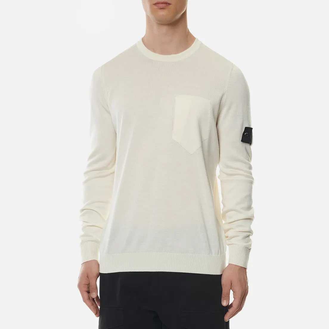 Stone Island Shadow Project Мужской свитер Crew Neck Catch Pocket