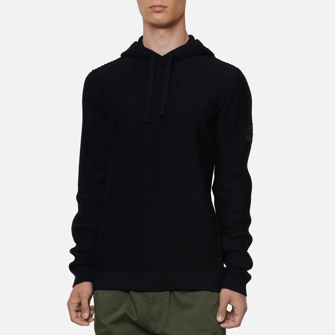 Stone Island Shadow Project Мужской свитер Lana Wool Popover Hoodie
