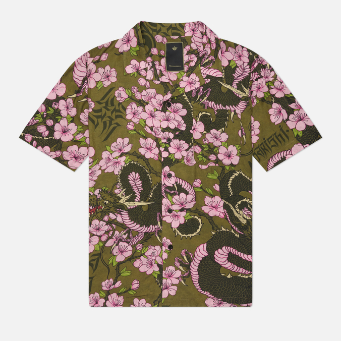 Мужская рубашка maharishi Sakura Camp Collar