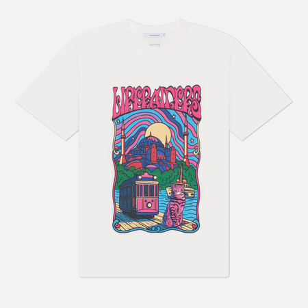 Мужская футболка Liberaiders Psychedelic City, цвет белый, размер M Liberaiders®