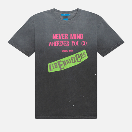 Мужская футболка Liberaiders Faded Punk Logo, цвет чёрный, размер M Liberaiders®