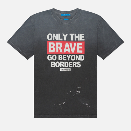 Мужская футболка Liberaiders Faded Brave, цвет чёрный, размер M Liberaiders®