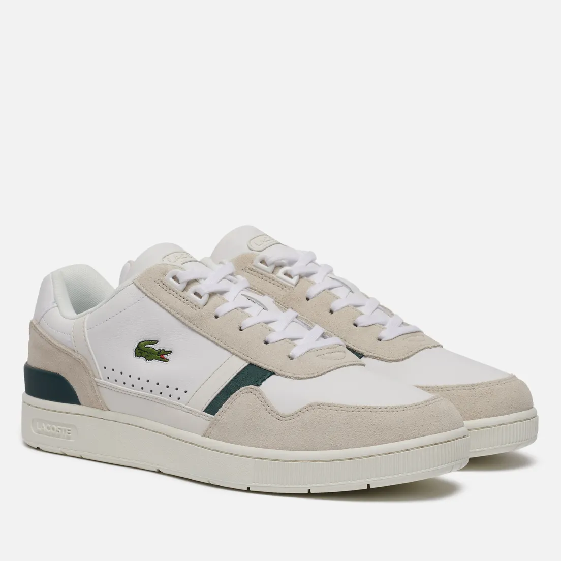 Lacoste Мужские кроссовки T-Clip Leather And Suede