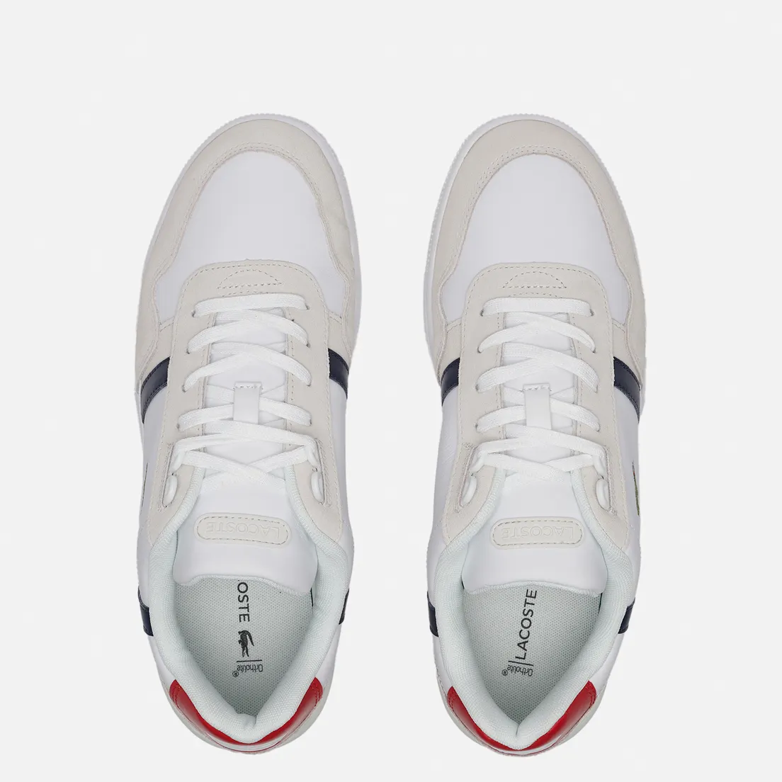 Lacoste Мужские кроссовки T-Clip Tricolour Leather/Suede