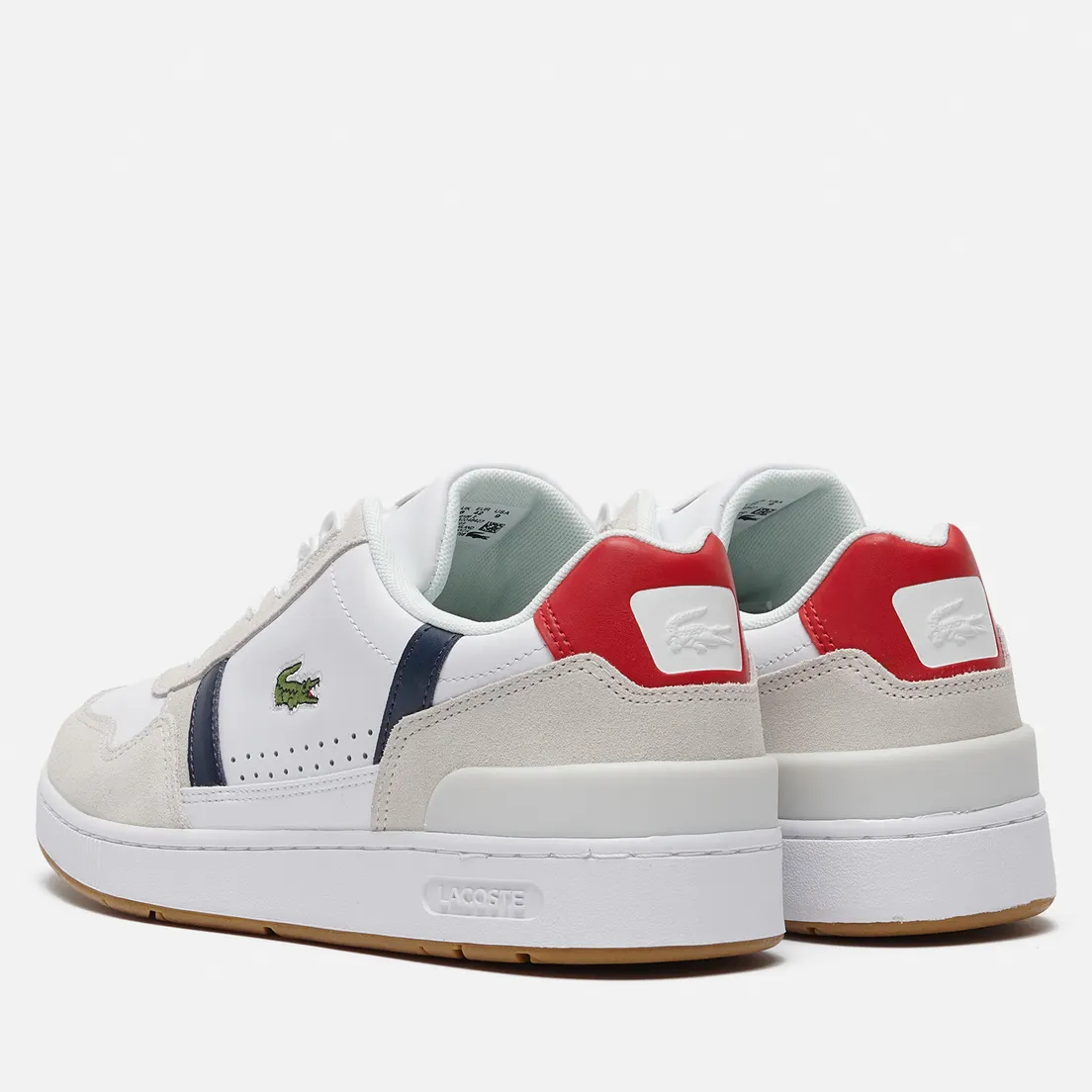 Lacoste Мужские кроссовки T-Clip Tricolour Leather/Suede