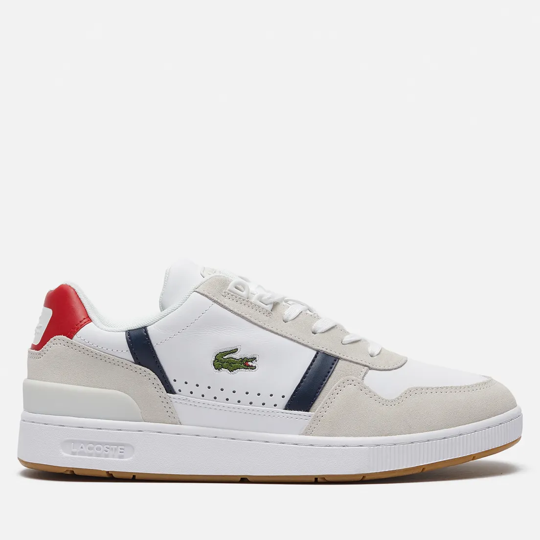Lacoste Мужские кроссовки T-Clip Tricolour Leather/Suede