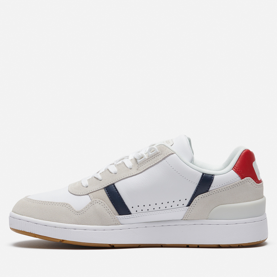 Lacoste Мужские кроссовки T-Clip Tricolour Leather/Suede