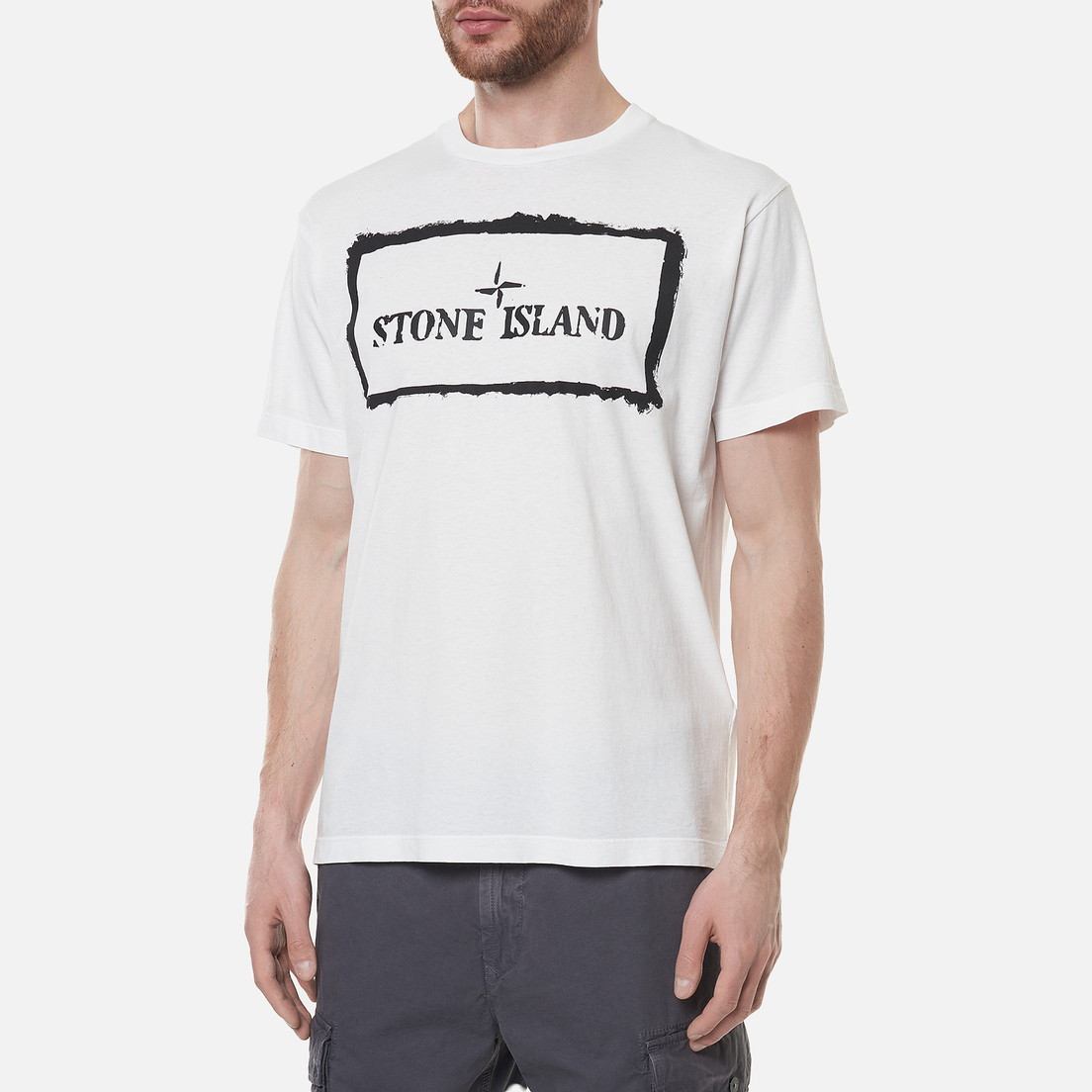 Stone Island Мужская футболка Stencil One