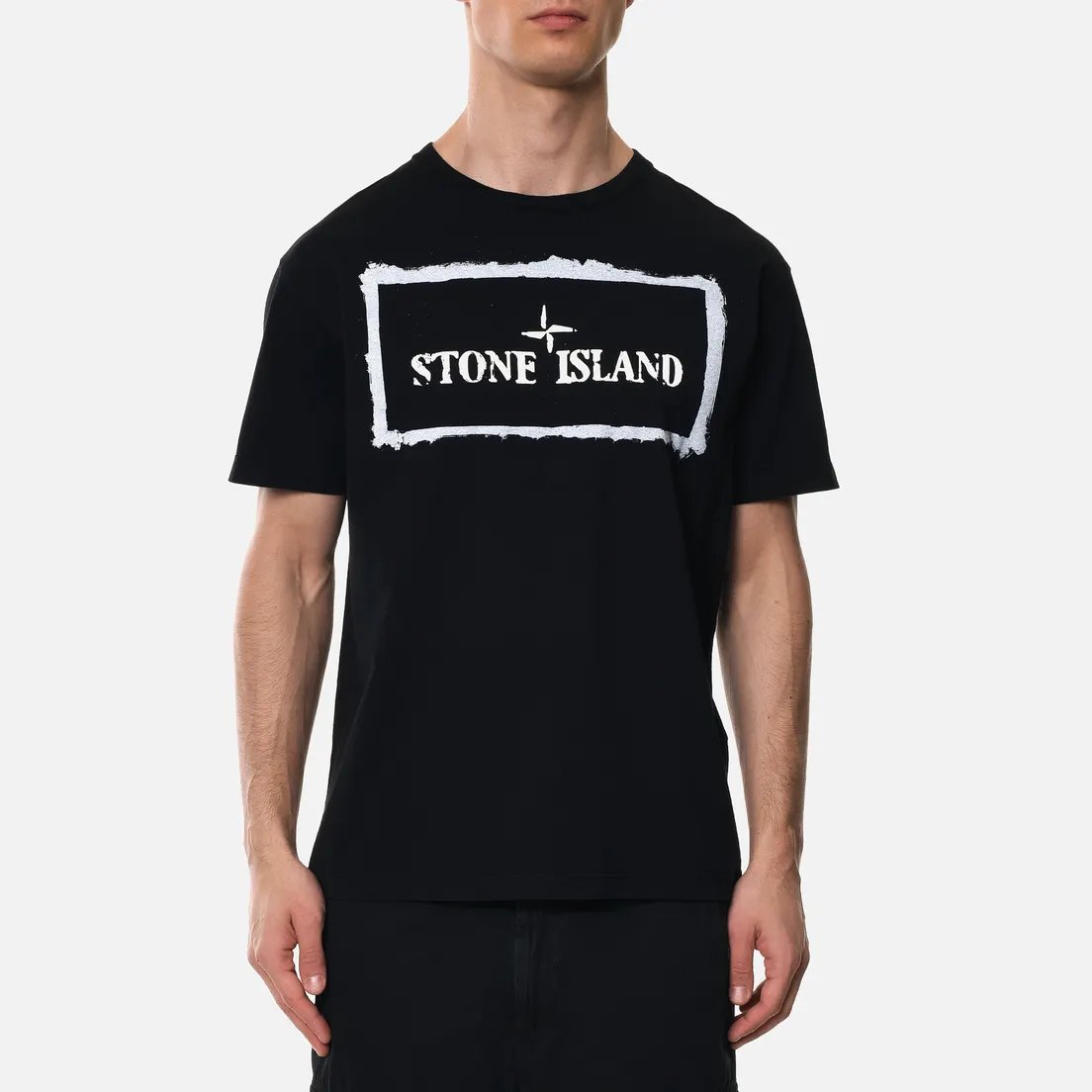 Stone Island Мужская футболка Stencil One