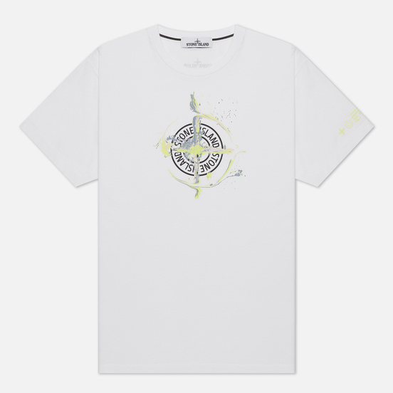 Мужская футболка Stone Island Marble One White