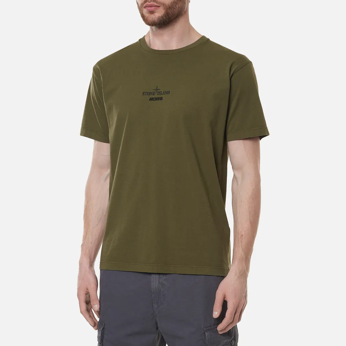 Stone Island Мужская футболка Archivio Project Monobava