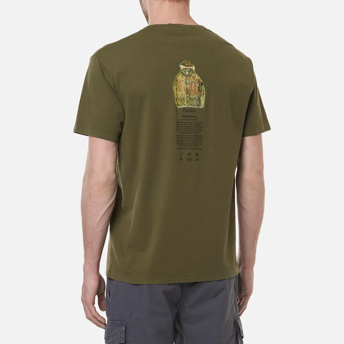 Stone Island Мужская футболка Archivio Project Monobava