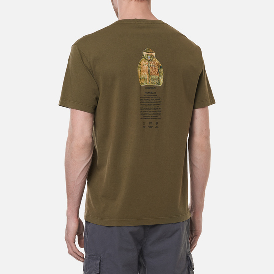 Мужская футболка Stone Island Archivio Project Monobava Olive Green