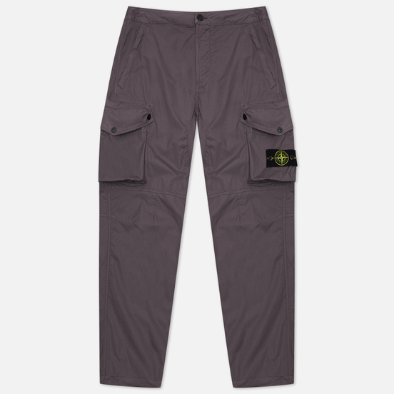 Мужские брюки Stone Island Cargo Light Stretch Cotton Tela Pewter Grey