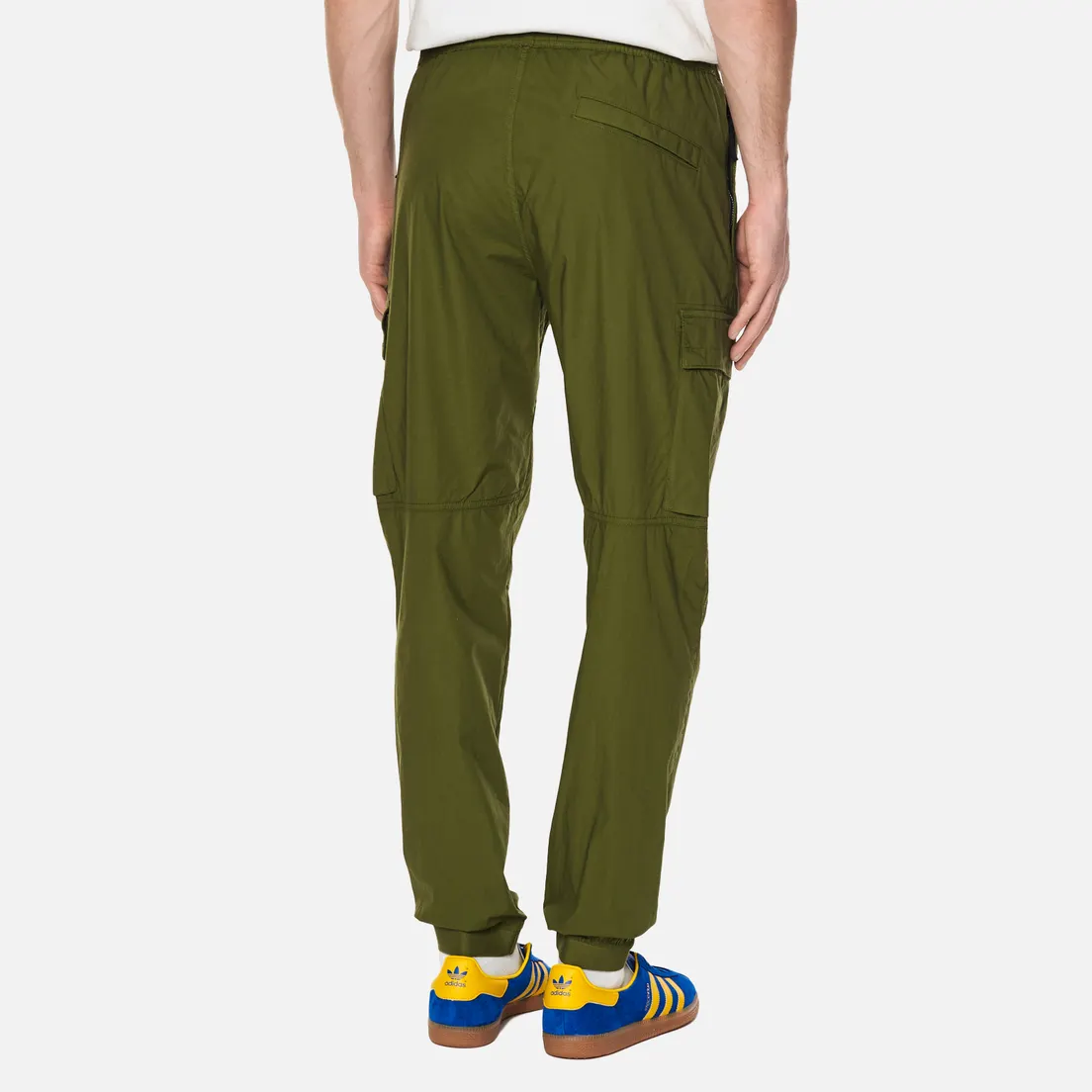 Stone Island Мужские брюки Stretch Cotton Tela Paracadute Garment Dyed