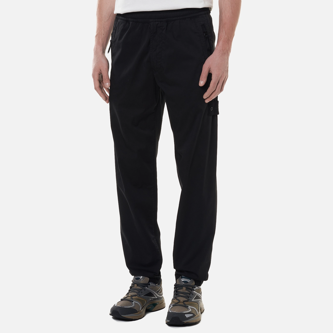 Мужские брюки Stone Island Ghost Piece Stretch Cotton Wool Satin