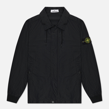 Мужская куртка Stone Island Micro Reps, цвет чёрный, размер S