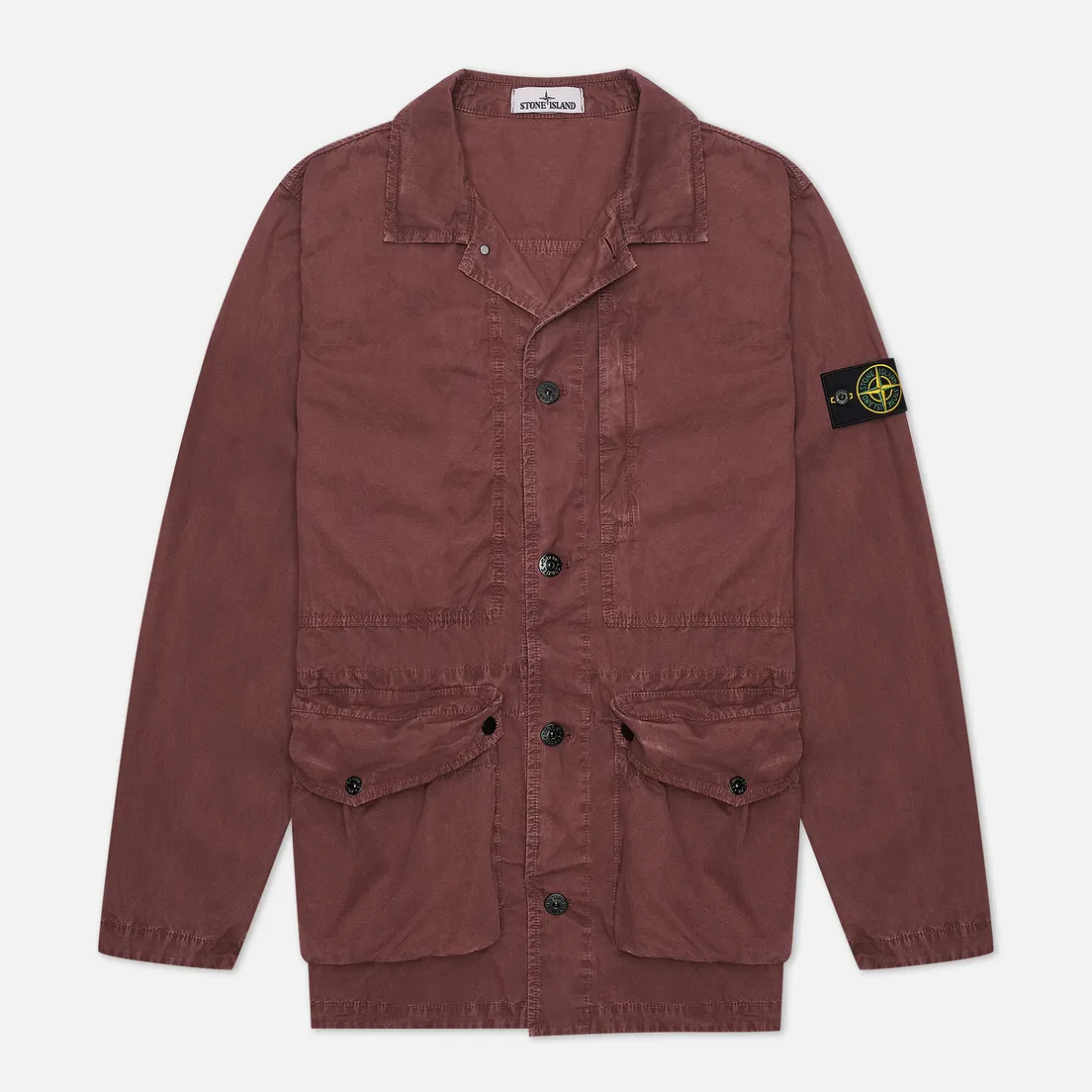 Stone Island Мужская куртка Brushed Cotton Canvas OLD