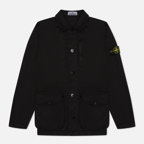 Мужская куртка Stone Island Brushed Cotton Canvas OLD Black