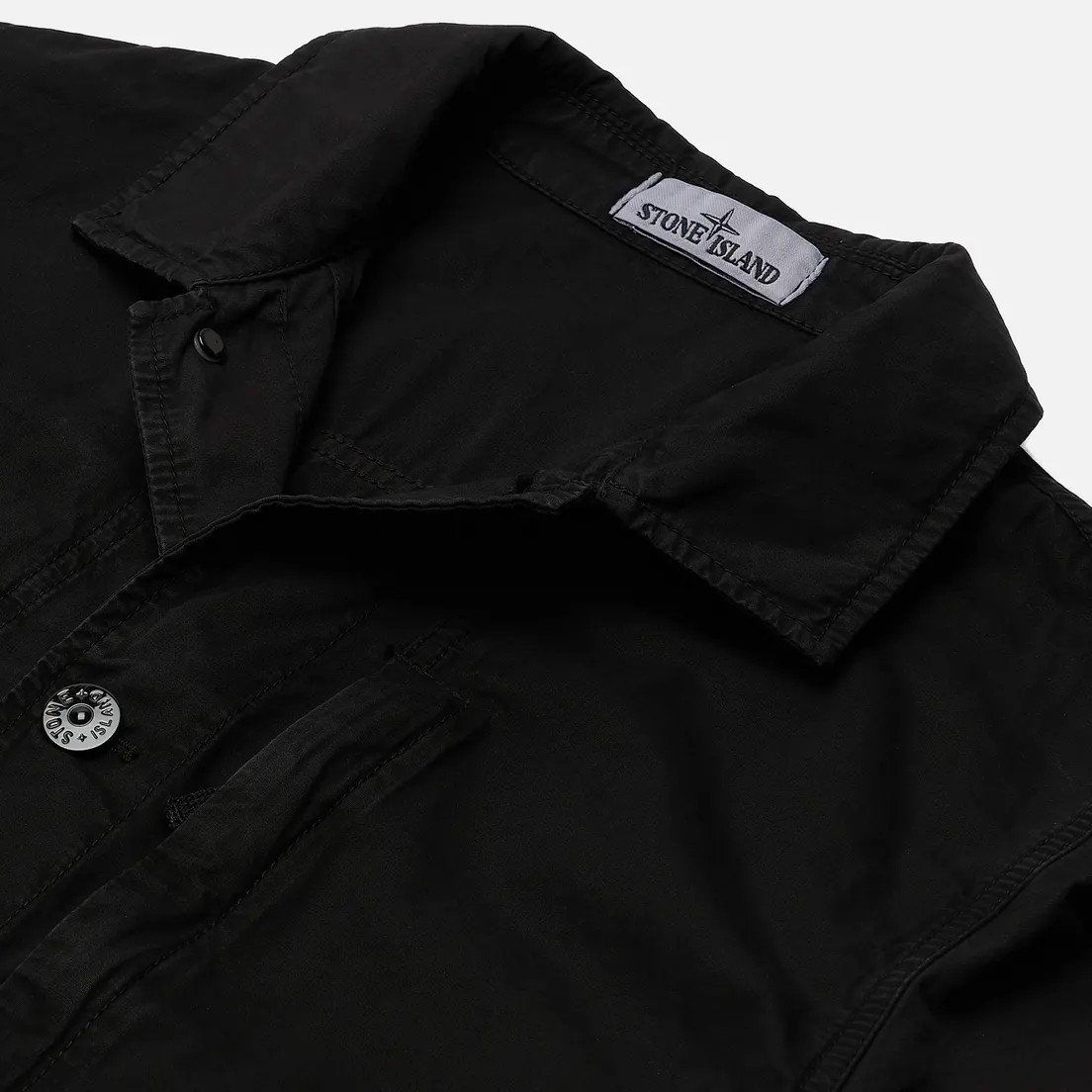 Stone Island Мужская куртка Brushed Cotton Canvas OLD