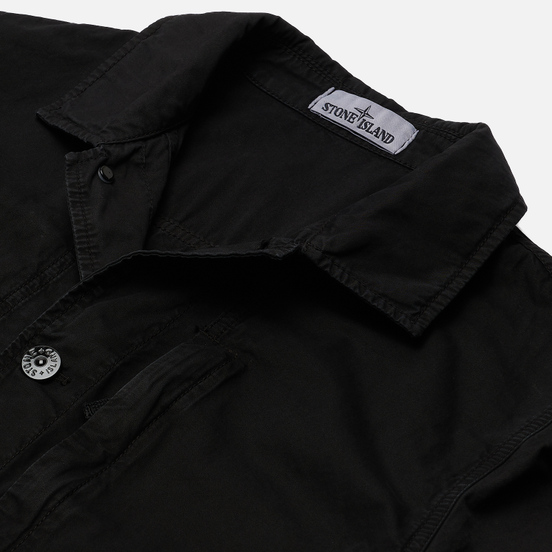 Мужская куртка Stone Island Brushed Cotton Canvas OLD Black