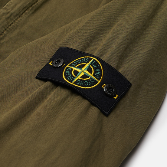Мужская куртка Stone Island Brushed Cotton Canvas OLD Olive Green