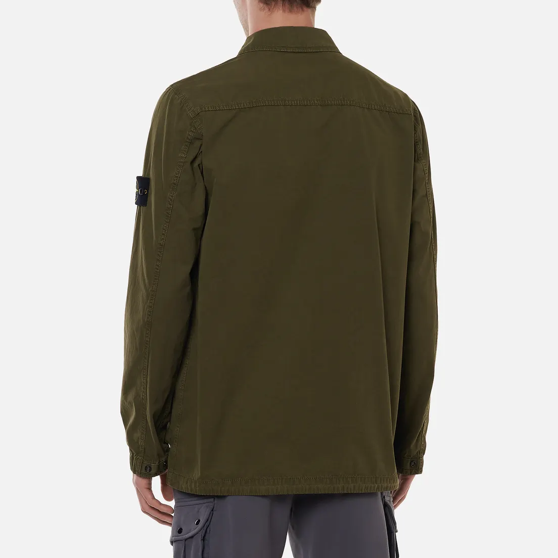 Stone Island Мужская куртка Brushed Cotton Canvas OLD