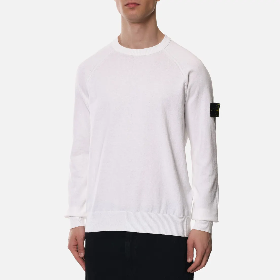 Stone Island Мужской свитер Crew Neck Light Raw Cotton