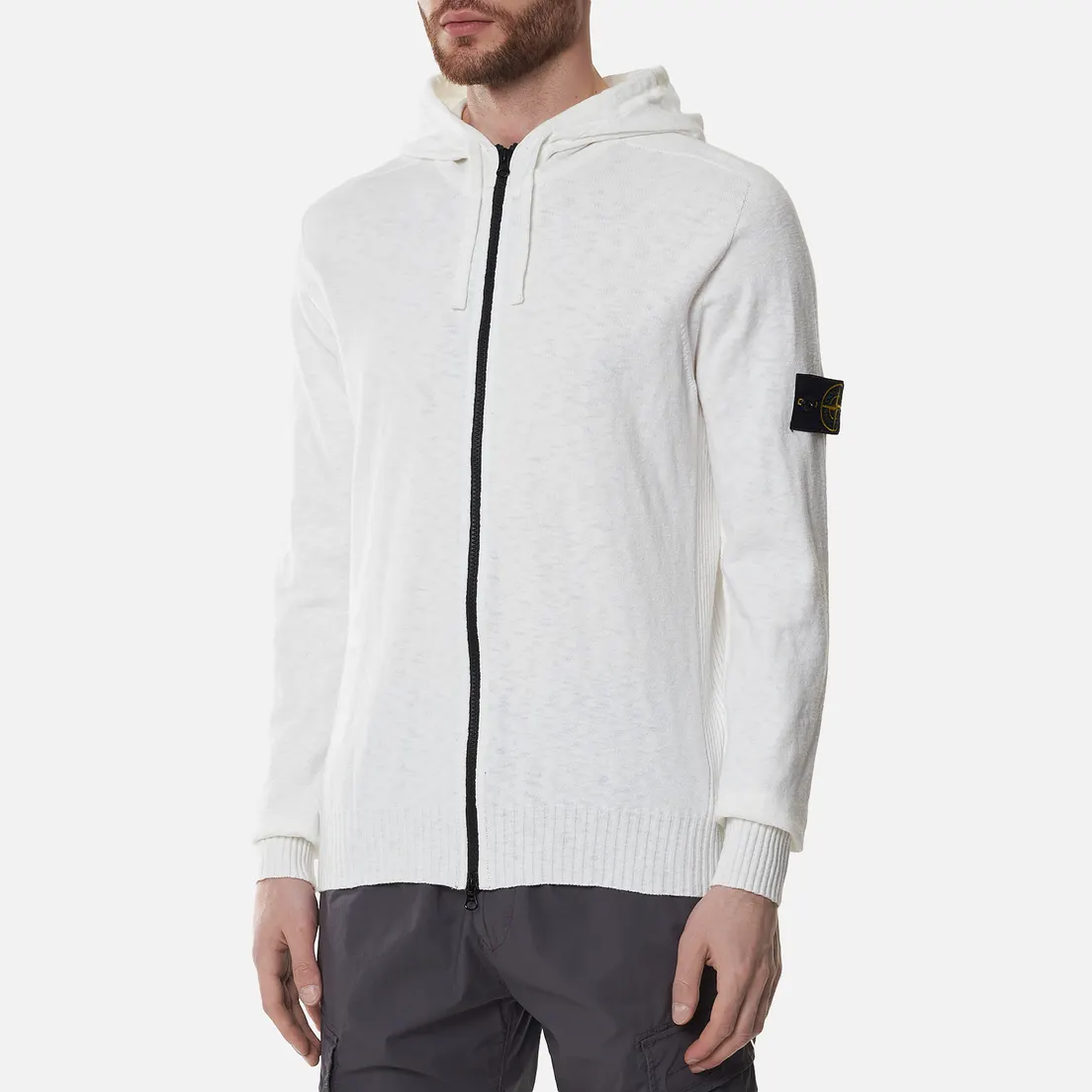 Stone Island Мужской свитер Hooded Cardigan